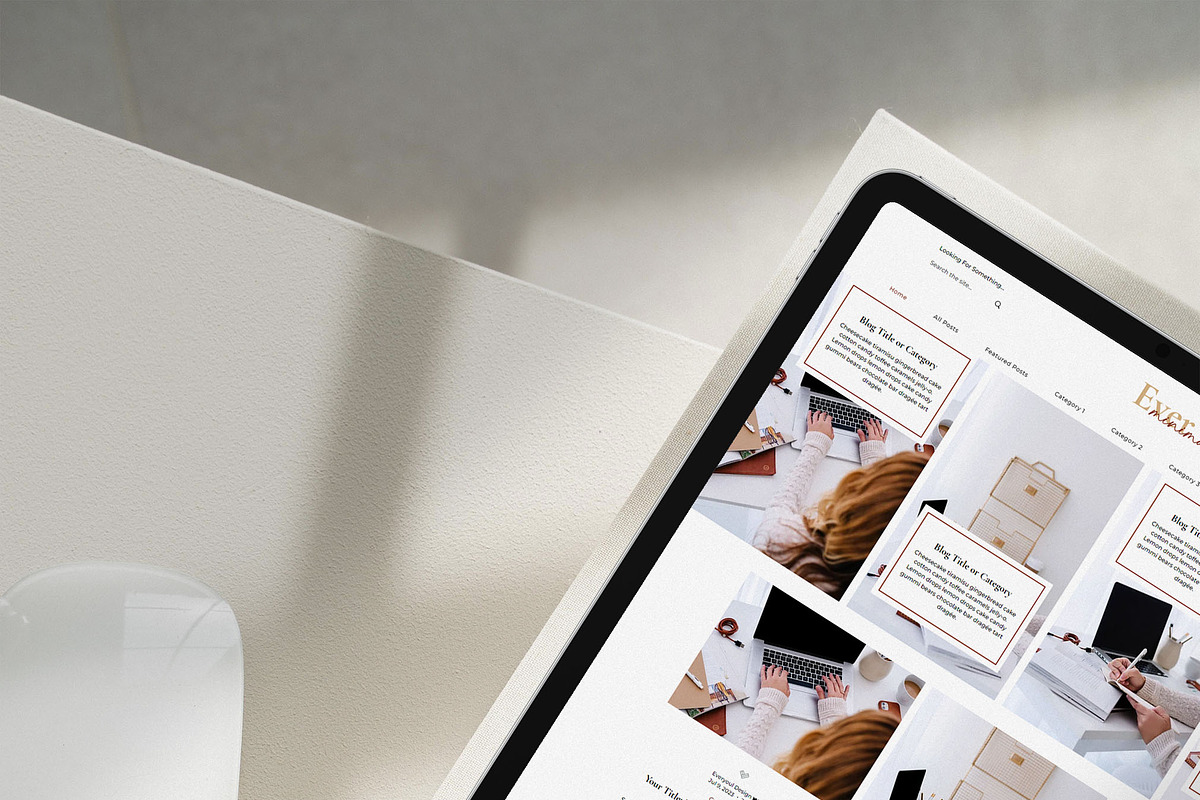 EverMinimal Wix Website Template, a Wix Template by Girl Boss From Home (Photo 2 of 6)