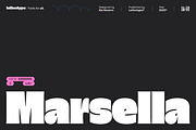 Marsella, a Sans Serif Font by Latinotype (Thumbnail 1 of 12)