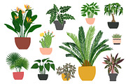 Tropical plants vector., an Illustration by irina.vaneeva (Thumbnail 4 of 15)