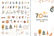 Cute graphics fall, florals, animals, a Graphic by Yaaas Design (Thumbnail 2 of 14)