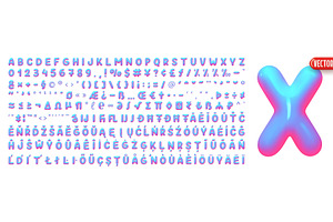 Creative Font Complete Alphabet