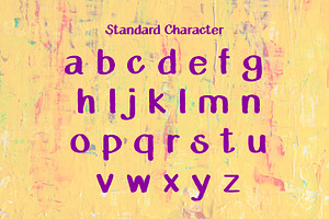 Letters Painted Fonts