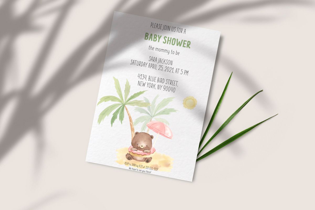 SUMMER PARTY. Watercolor animal set, an Animal Illustration by OlliArtDesign (Photo 5 of 10)