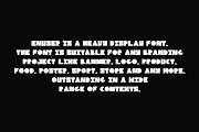 Enuser - Heavy & Block Font, a Sans Serif Font by QR Design Studio (Thumbnail 5 of 7)