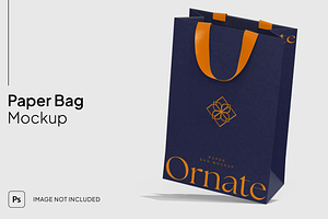 Paper Bag Branding Mockup, a Packaging Mockup by graphicsauce