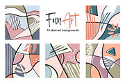 Fun Art Backgrounds, an Illustration by ItsDianaDesign (Thumbnail 5 of 5)
