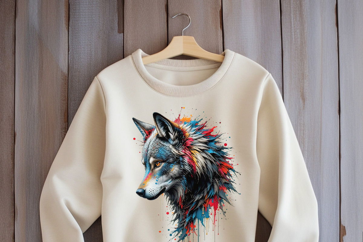 Dynamic wolf head in profile., an Animal Illustration by yod67 (Photo 6 of 10)