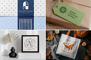 20 Minimalist Branding Logo Kit, a Branding & Logo Template by Design_Planet (Thumbnail 13 of 14)