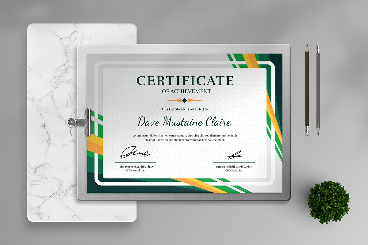 Xendara Certificate Landscape, a Print Template by SquidPixey (Photo 1 of 5)