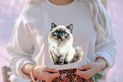 Whimsical Peeking Cats Sublimation, an Illustration by designcity5 (Thumbnail 5 of 5)