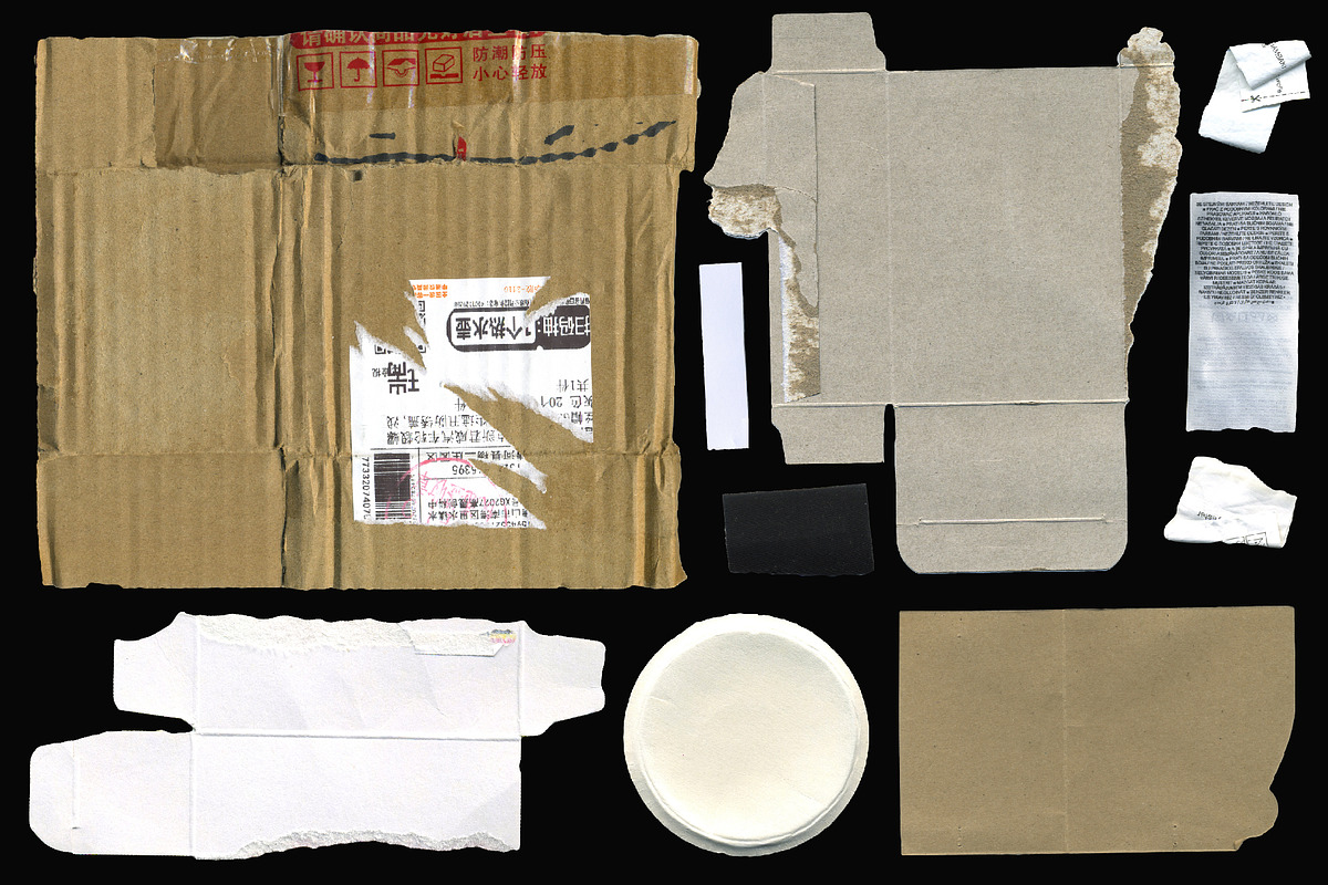 Paper Collage and Scribbles Elements, a Graphic by LarysaZabrotskaya (Photo 14 of 24)