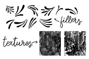 Floral shapes brushes, a Texture Graphic by Natalia Gonzalez (Thumbnail 3 of 6)