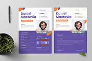 Geometric CV Resume, a Resume Template by Annora Studio (Thumbnail 2 of 5)