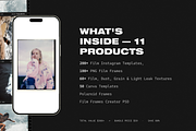 FILM FRAMES & TEXTURES BUNDLE, a Texture Graphic by The Muza (Thumbnail 2 of 14)
