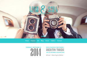 Tasteful Joomla Wedding Template