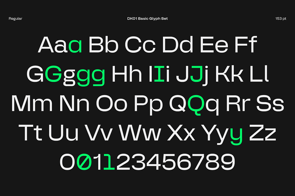 DK 01 - Typeface Family, a Sans Serif Font by DKType Foundry (Photo 7 of 18)