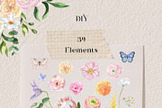 DREAMY Iridescent Summer Flowers, a Decorative Illustration by Catch the Dream Art (Thumbnail 9 of 11)