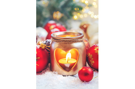 Beautiful christmas background with, a Holiday Photo by yanadjana