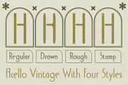 Acello Vintage, a Sans Serif Font by Craft Supply Co. (Thumbnail 2 of 8)