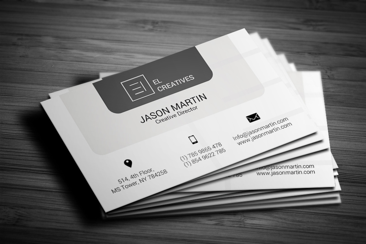 Corporate Business Card, a Business Card Template by bouncy (Photo 1 of 4)