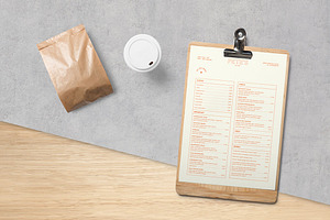 Cafe / Restaurant Menu Template