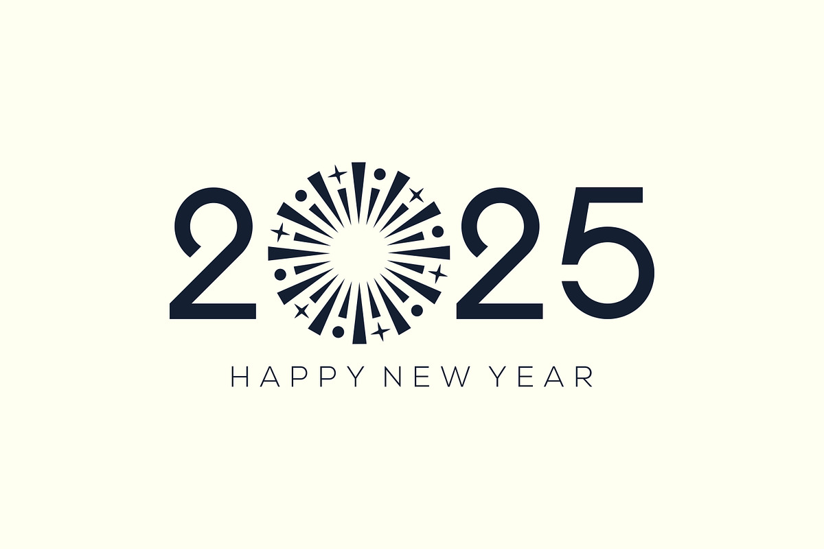 2025 Happy New Year design vector., a Branding & Logo Template by BARONSTD (Photo 2 of 3)