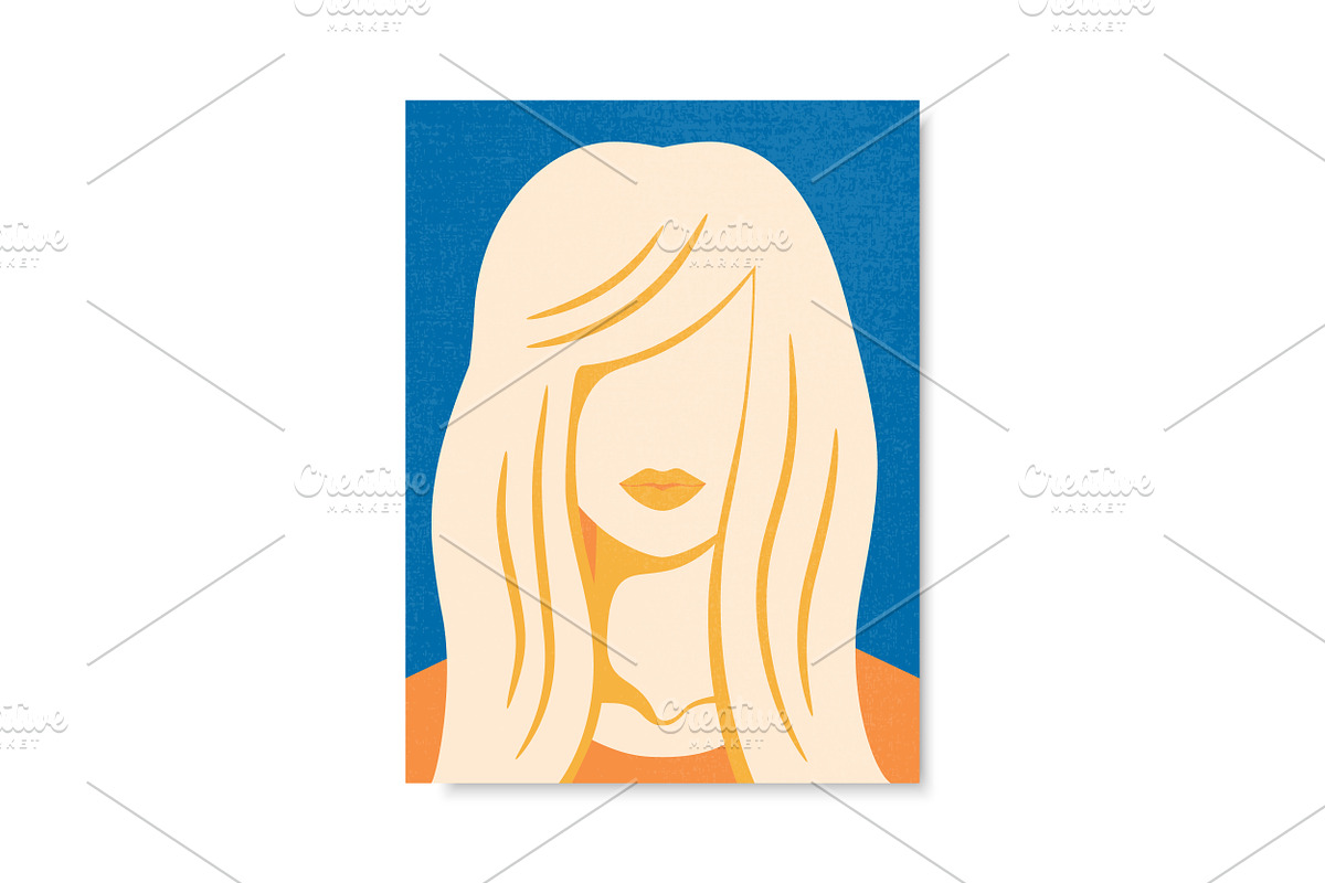 Abstract Faceless Portrait Woman, a Person Illustration by PsychocheArt (Photo 3 of 3)