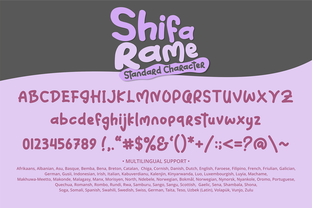 Shifa Rame Font, a Handwritten Font by Mabhal Studio (Photo 9 of 10)