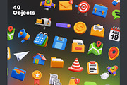 UI KIT Elements 3D Icons, an Object 3D Model by Rakata Studio (Thumbnail 5 of 7)