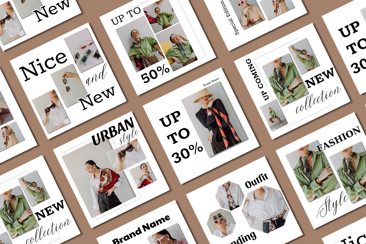 Fashionable Canva IG templates, a Social Media Template by Sparklingdesign4 (Photo 4 of 8)