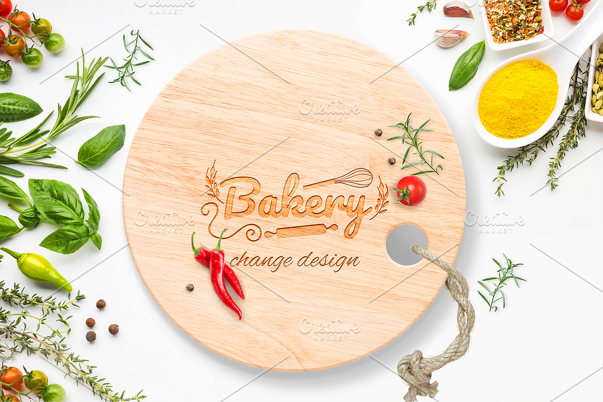 Engraved Wooden Board Mockup 7 types, a Product Mockup by Moonlight Creative (Photo 6 of 7)
