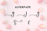 Strawberry | Script Font, a Handwritten Font by Scratchones (Thumbnail 8 of 9)