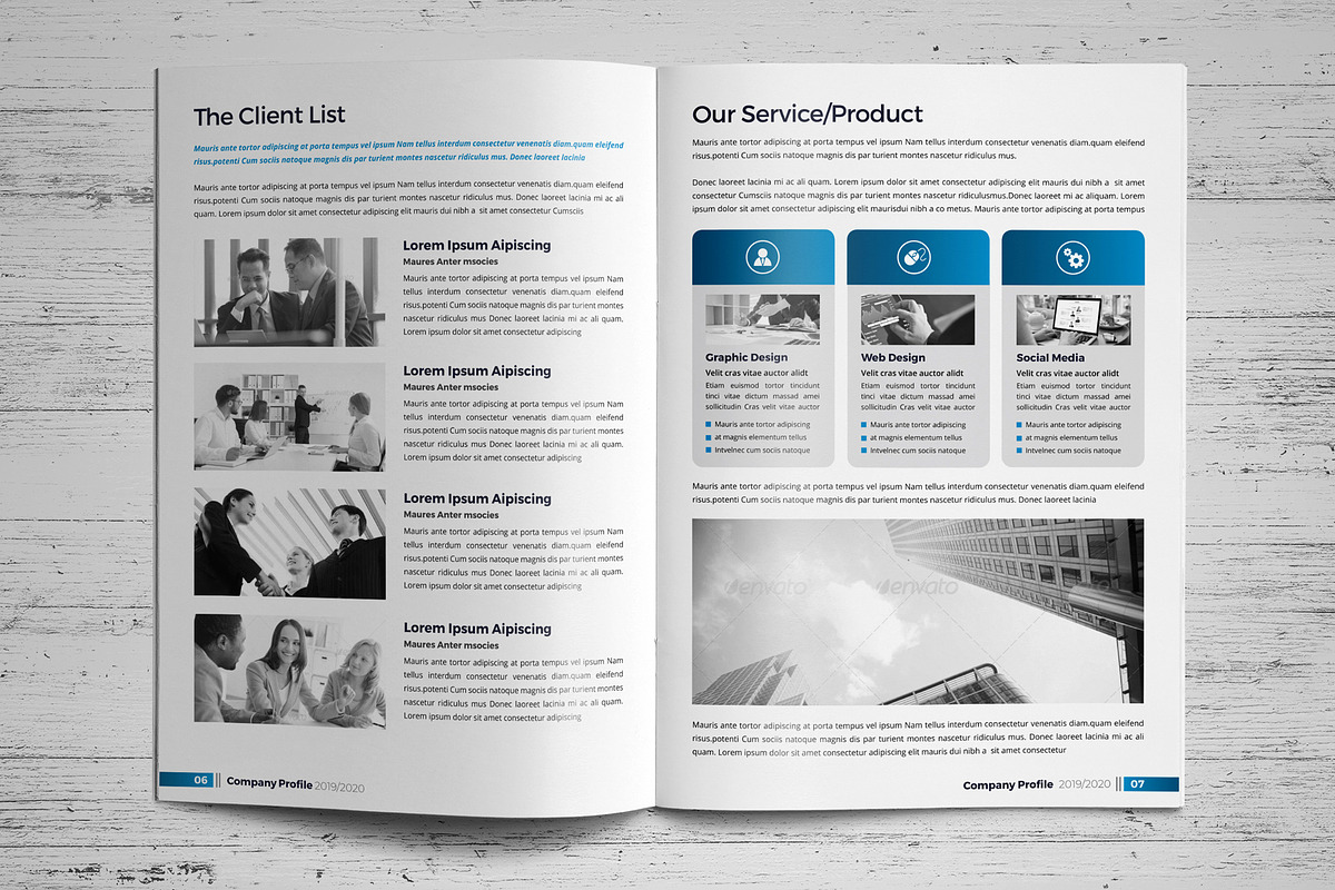 Company Profile Template V4, a Brochure Template by JanySultana (Photo 4 of 14)