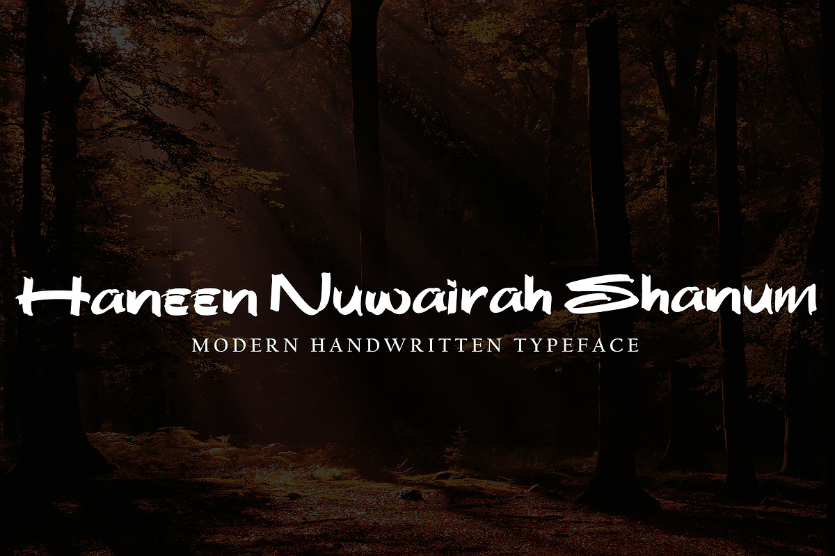 Bheni Euthentic, a Script Font by pineungtype (Photo 4 of 7)