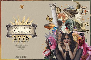 Vintage Collage Creator 1775