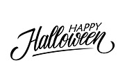 Happy Halloween hand lettering., a Graphic by Finevector (Thumbnail 2 of 3)