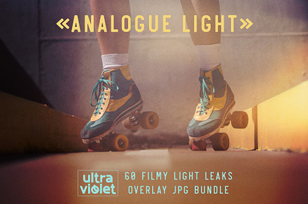 Analogue Light Leak Overlay Bundle, an Abstract Photo by Ultraviolet Studio