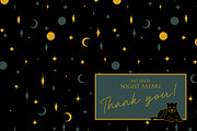 Art Deco Night Seamless Patterns, a Pattern Graphic by Svetlana Lerie (Thumbnail 9 of 9)