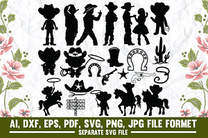 Little Cowboy Svg