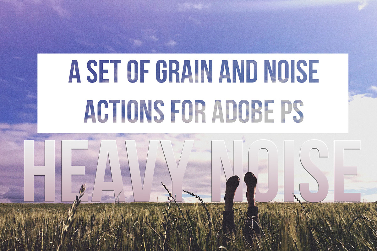 Heavy Noise Photoshop Actions preview 6