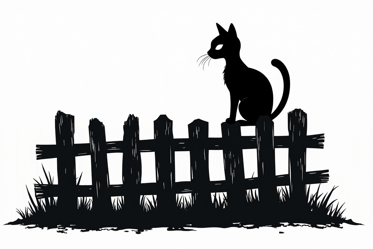 Elegant Cat  Silhouette Bundle, an Object Graphic by hafijul (Photo 10 of 11)