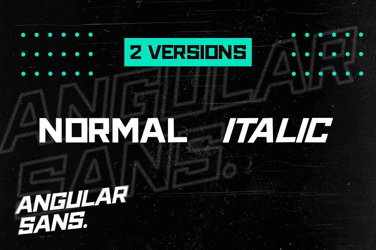 Angular Sans - Bold Display Font, a Sans Serif Font by Layerform Design Co. (Photo 6 of 6)