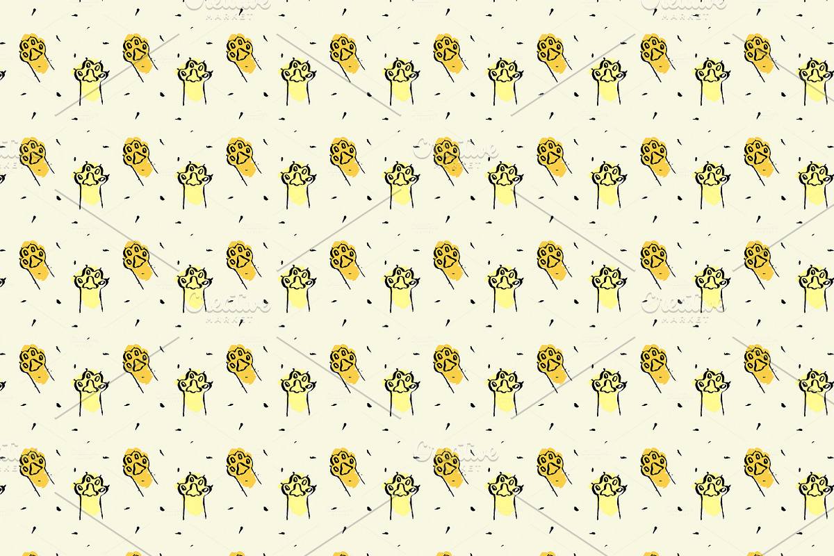 Purrfect Patterns Pack, a Pattern Graphic by Lyolya Profitrolya (Photo 3 of 3)