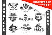 18 BBQ Logos Templates, a Branding & Logo Template by Art Design (Thumbnail 1 of 11)