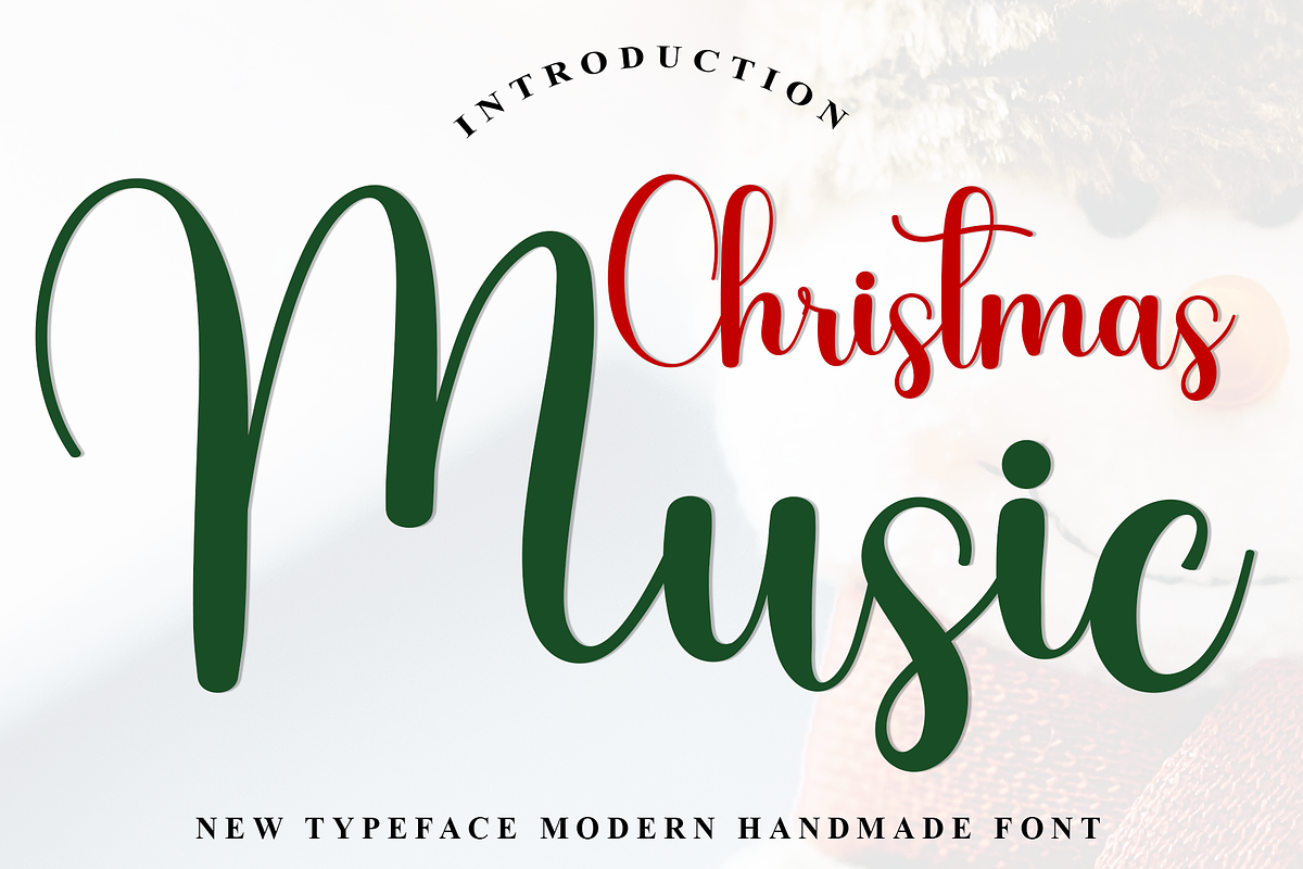 Christmas Music, a Handwritten Font by FreshTypeINK (Photo 1 of 8)