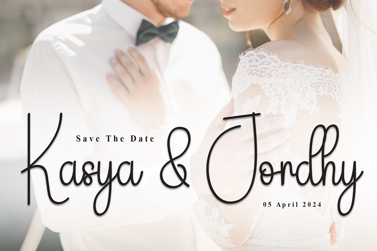 Elegan | Script Font, a Handwritten Font by Scratchones (Photo 2 of 9)