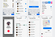 Sparks iOS 11 UI Kit, a Templates & Theme by UI8 (Thumbnail 6 of 9)