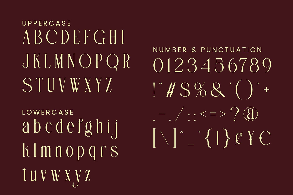 Nirain - Modern & Classy Serif, a Serif Font by AnnofaType (Photo 6 of 8)