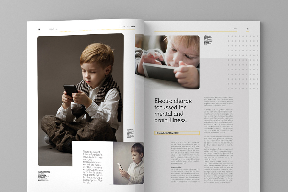 Kidzmag Magazine Template, a Magazine Template by inspirasign (Photo 9 of 9)