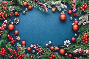 Christmas frame containing christmas, background, and blue